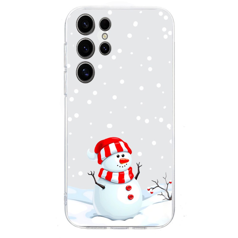 Coque Samsung Galaxy S25 Ultra 5G Bonhomme de Neige