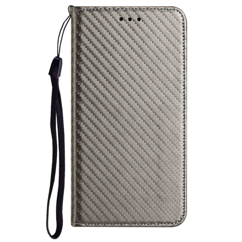 Flip Cover Samsung Galaxy S25 Ultra 5G Fibre Carbone à Lnaière