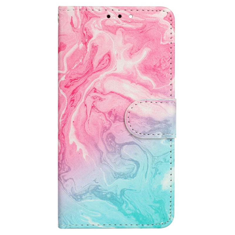 Housse Samsung Galaxy A56 5G Marbre Rose et Vert