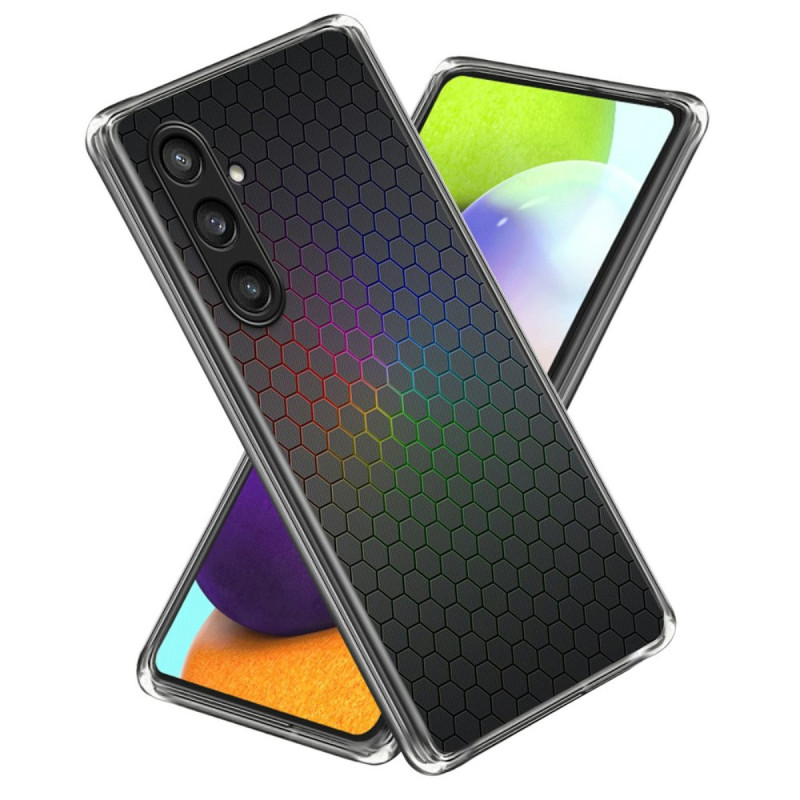 Coque Samsung Galaxy A56 5G Nid d'Abeille Coloré