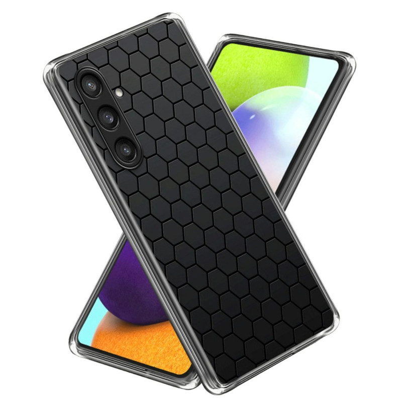 Coque Samsung Galaxy A56 5G Nid d'Abeille Fond Noir