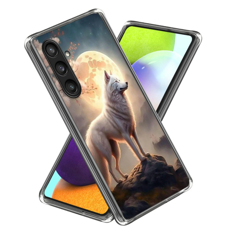 Coque Samsung Galaxy A56 5G Loup et Lune