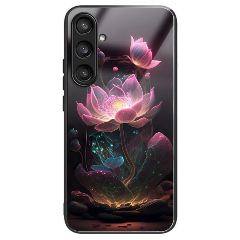 Coque Samsung Galaxy A56 5G Verre Trempé Lotus Rose