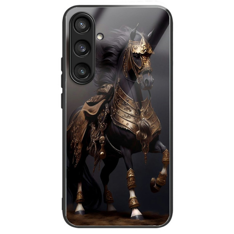 Coque Samsung Galaxy A56 5G Verre Trempé Cheval Doré