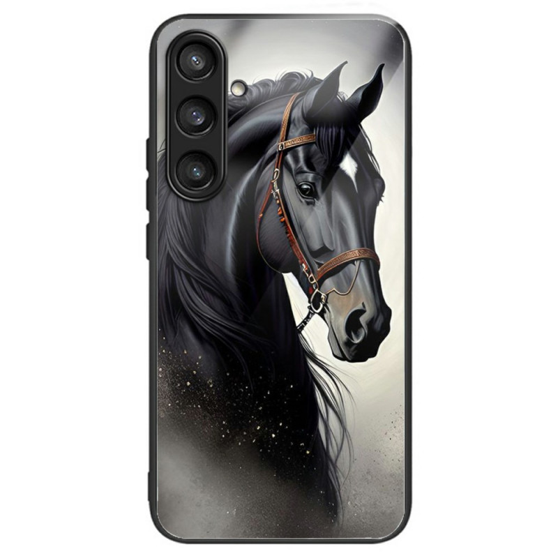 Coque Samsung Galaxy A56 5G Verre Trempé Cheval Gris