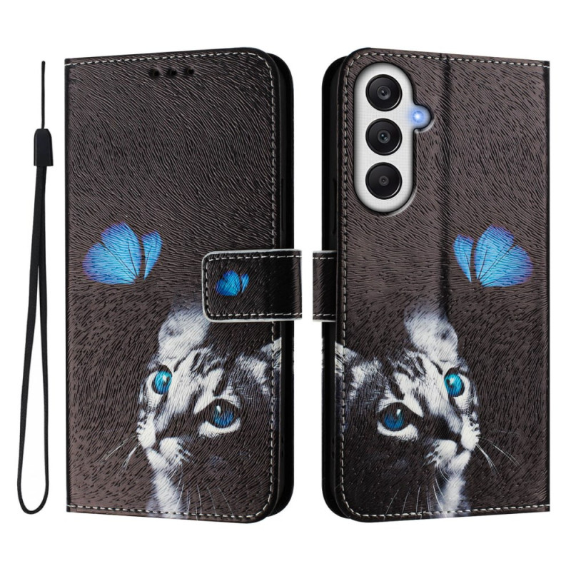 Housse Samsung Galaxy A56 5G Papillon et Chaton