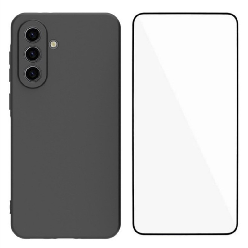 Coque 2-en-1 Samsung Galaxy A56 5G Silicone Mat avec Protection Écran