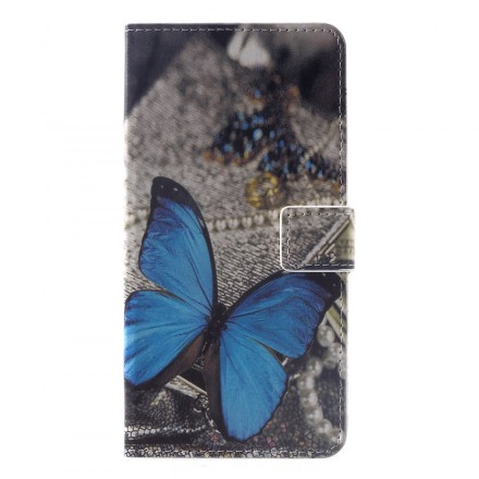 Housse Huawei Mate 20 Pro Papillon Bleu