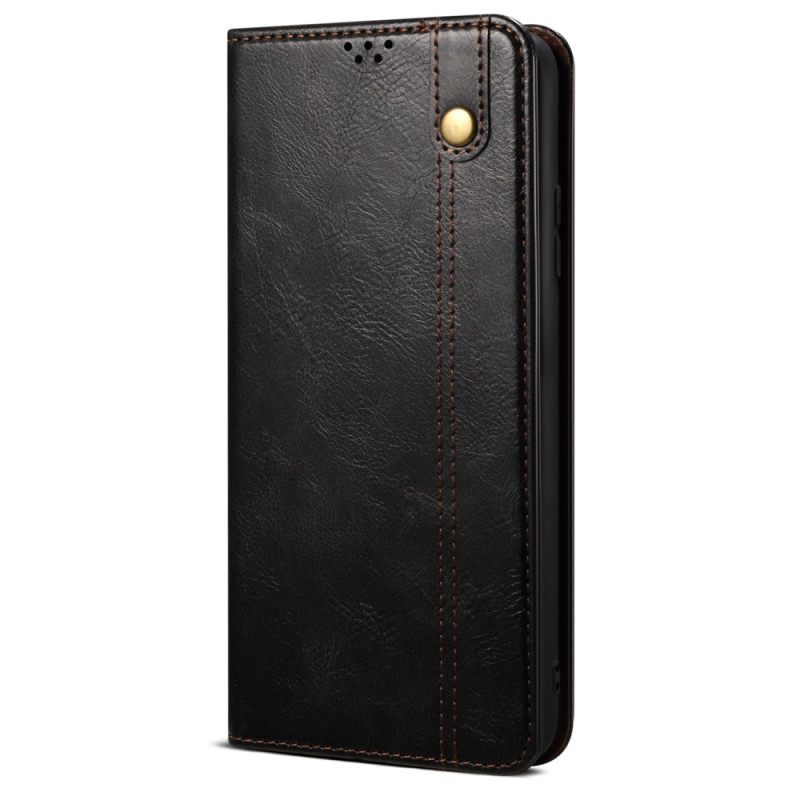 Flip Cover Xiaomi Redmi Note 14 5G Simili Cuir Ciré