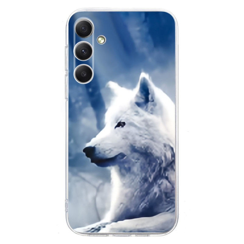 Coque Samsung Galaxy A26 5G Loup Blanc