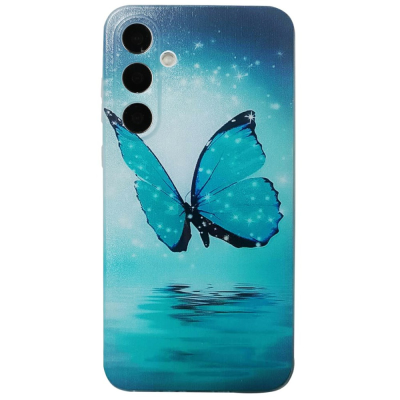 Coque Samsung Galaxy A26 5G Papillon Bleu