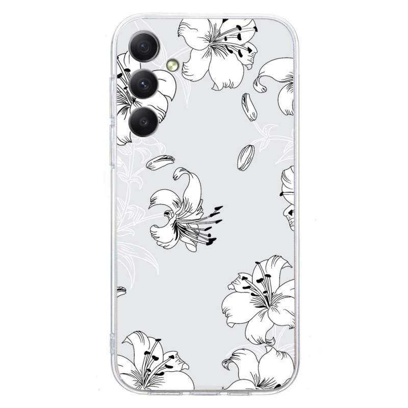 Coque Samsung Galaxy A26 5G Fleurs Blanches