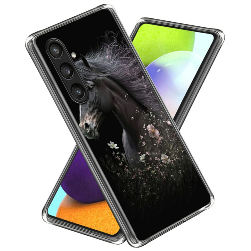 Coque Samsung Galaxy A26 5G Cheval Fleuri