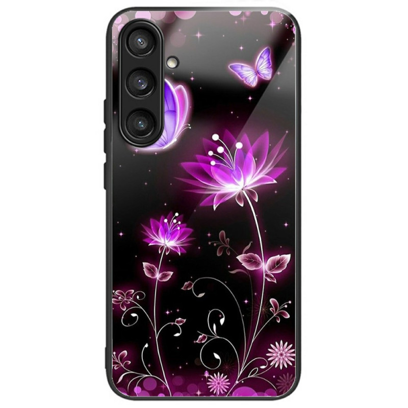 Coque Samsung Galaxy A26 5G Verre Trempé Fleurs et Papillons