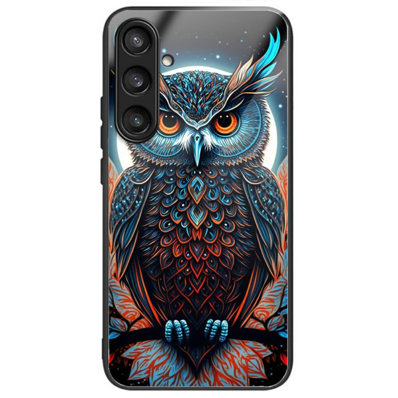 Coque Samsung Galaxy A26 5G Verre Trempé Chouette Colorée