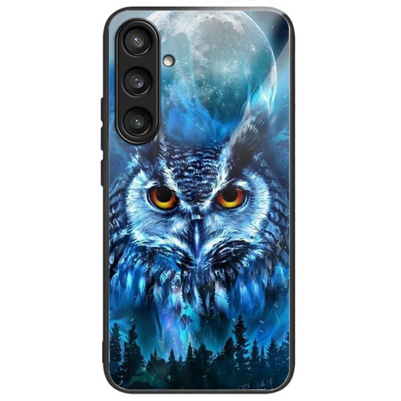 Coque Samsung Galaxy A26 5G Verre Trempé Hibou Lune