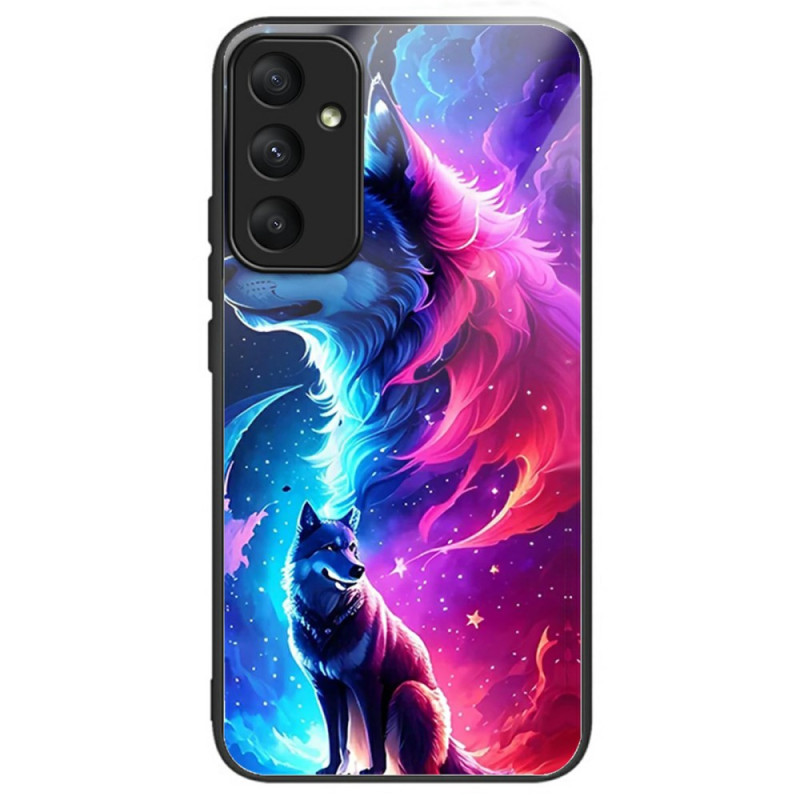 Coque Samsung Galaxy A26 5G Verre Trempé Loup Coloré