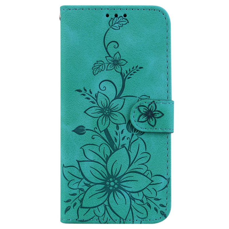 Housse  Samsung Galaxy A26 5G Effet Daim Fleur de Lys