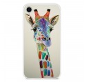 Coque iPhone XR Girafe Colorée