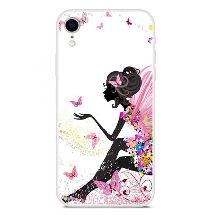 Coque iPhone XR Butterfly Lady