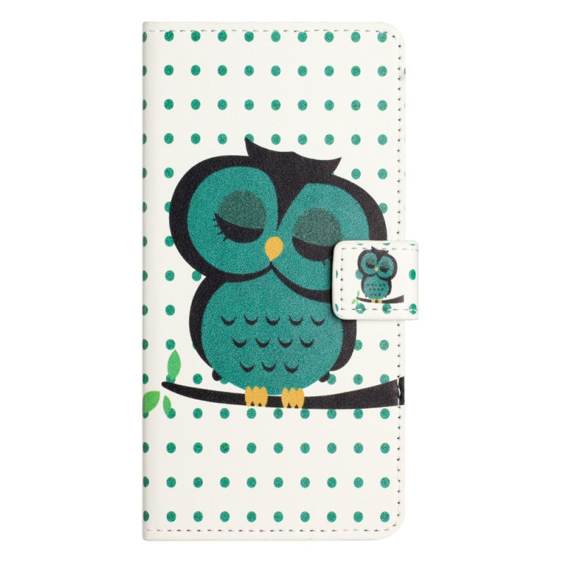 Housse Moto G05 / E15 Hibou Endormi