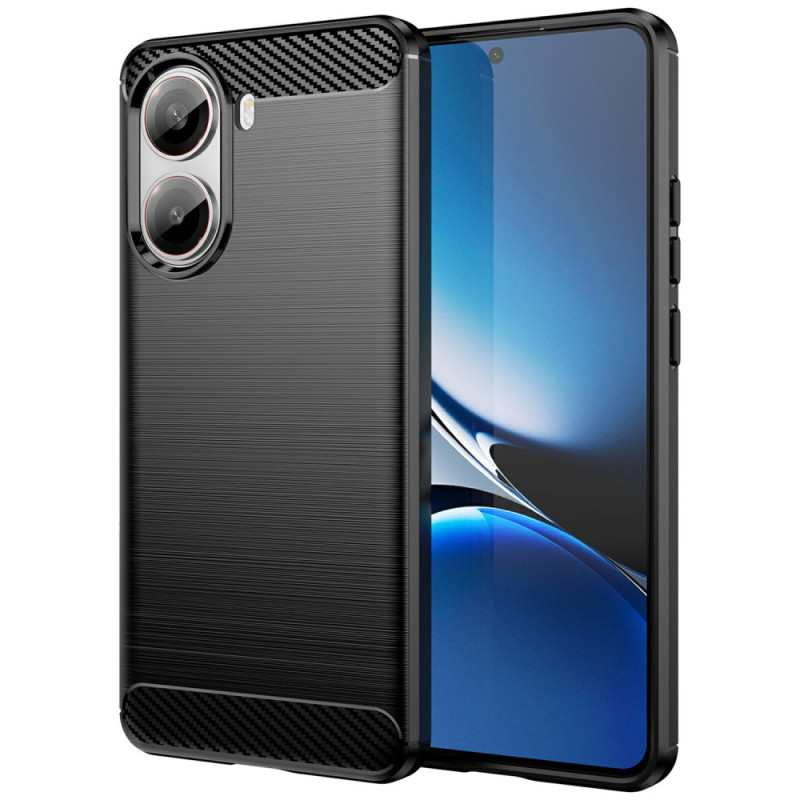 Coque Poco X7 Pro Fibre Carbone Brossée