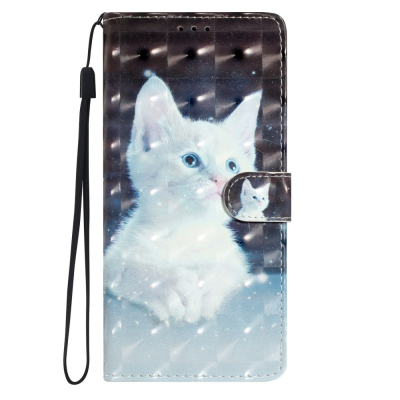 Housse Honor Magic 7 Lite / X9c Chat Blanc 3D