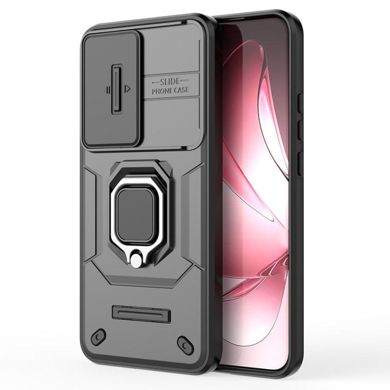 Coque Oppo Reno13 Pro 5G Ring Résistante avec Couvre-Objectif