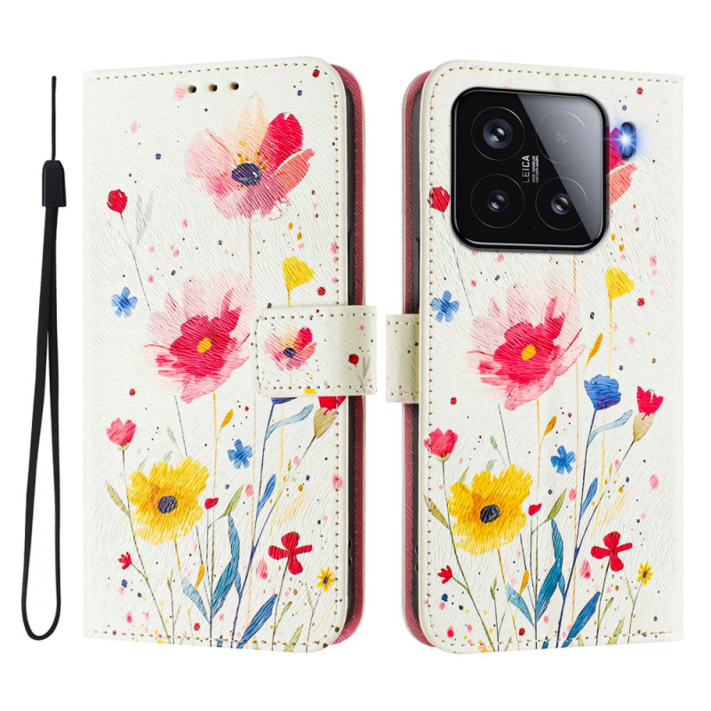 Housse Xiaomi 15 Motif Floral