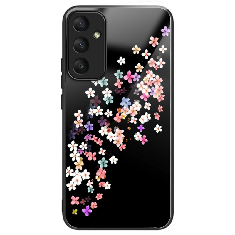 Coque Samsung Galaxy A36 5G Verre Trempé Motif Floral Coloré