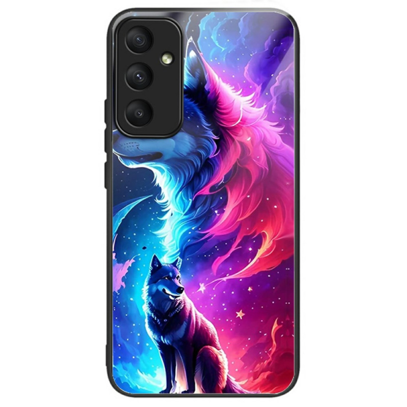 Coque Samsung Galaxy A36 5G VerreTrempé Loup Coloré