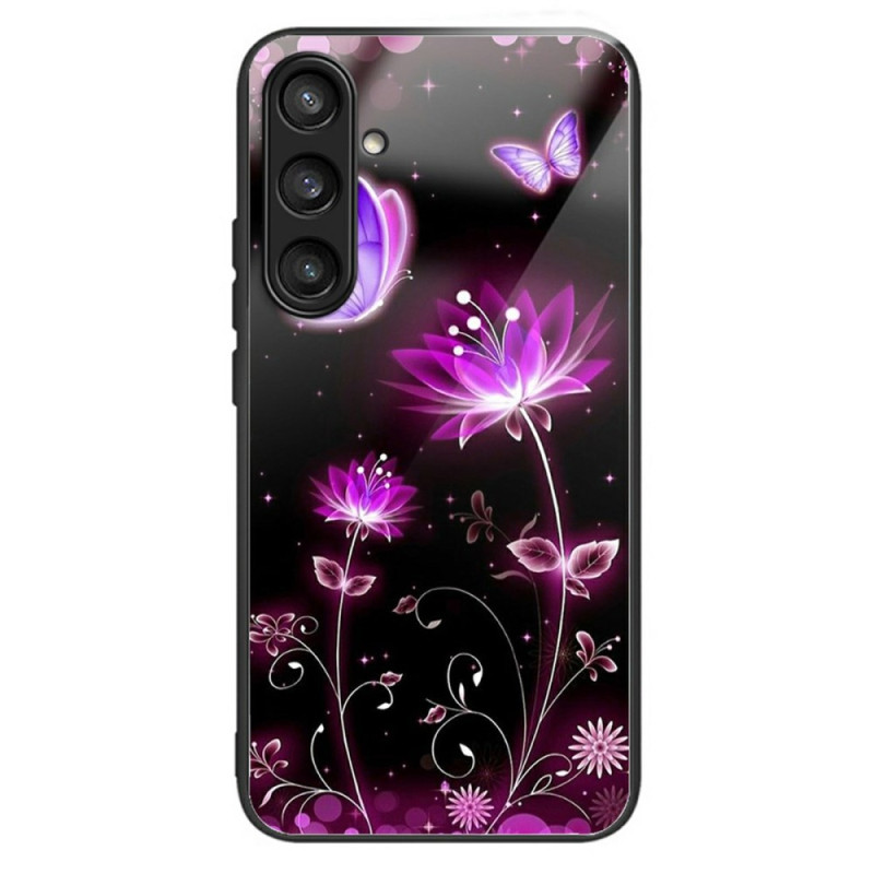 Coque Samsung Galaxy A36 5G Verre Trempé Motif Floral