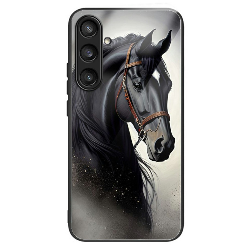 Coque Samsung Galaxy A36 5G Verre Trempé Cheval Gris