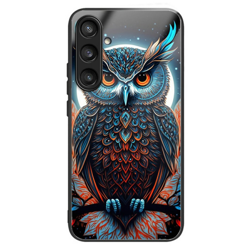 Coque Samsung Galaxy A36 5G Verre Trempé Hibou Coloré