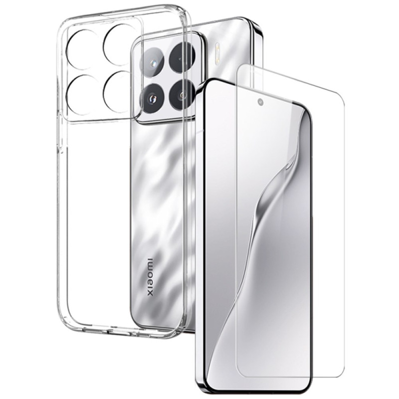 Coque 2-en-1 Xiaomi 15 Transparente avec Protecteur Écran