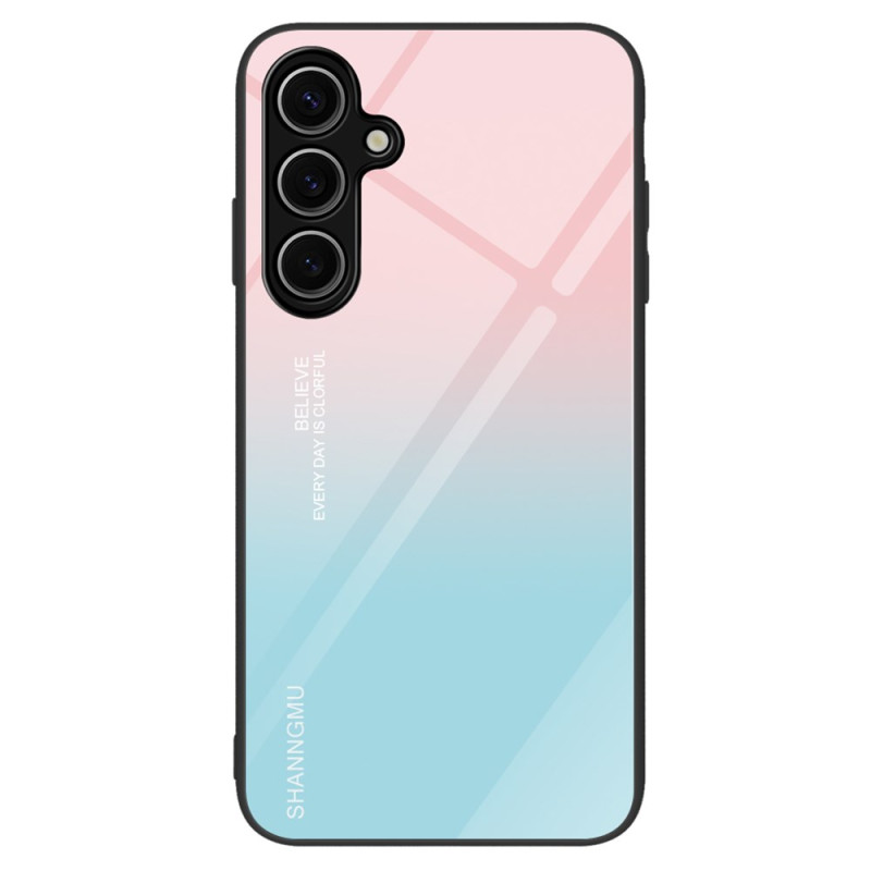 Coque Samsung Galaxy A16 4G / 5G Verre Trempé Dégradé Rose et Bleu