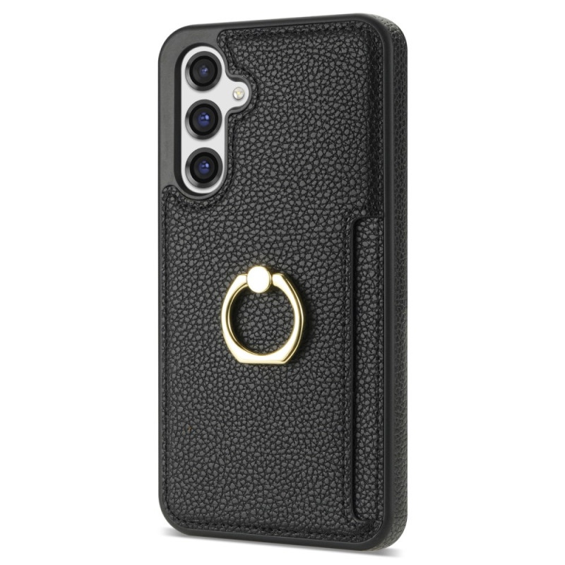 Coque Samsung Galaxy A16 4G / 5G Simili Cuir Litchi Porte-Cartes et Support