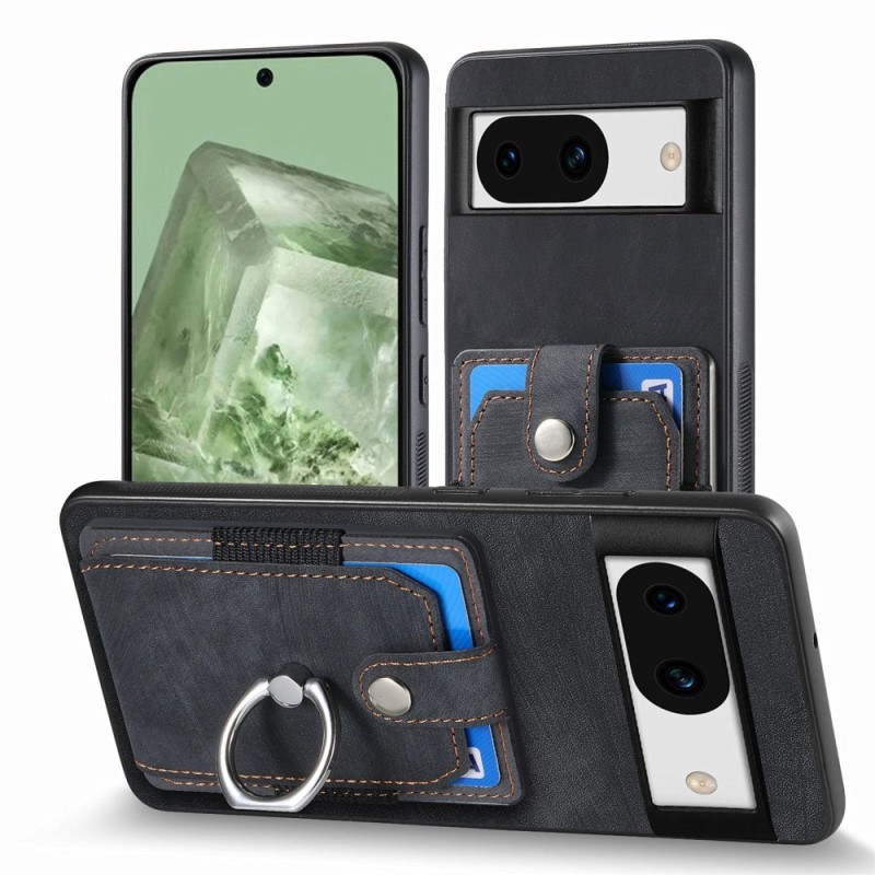 Coque Google Pixel 8A Anneau-Support Multi-Cartes