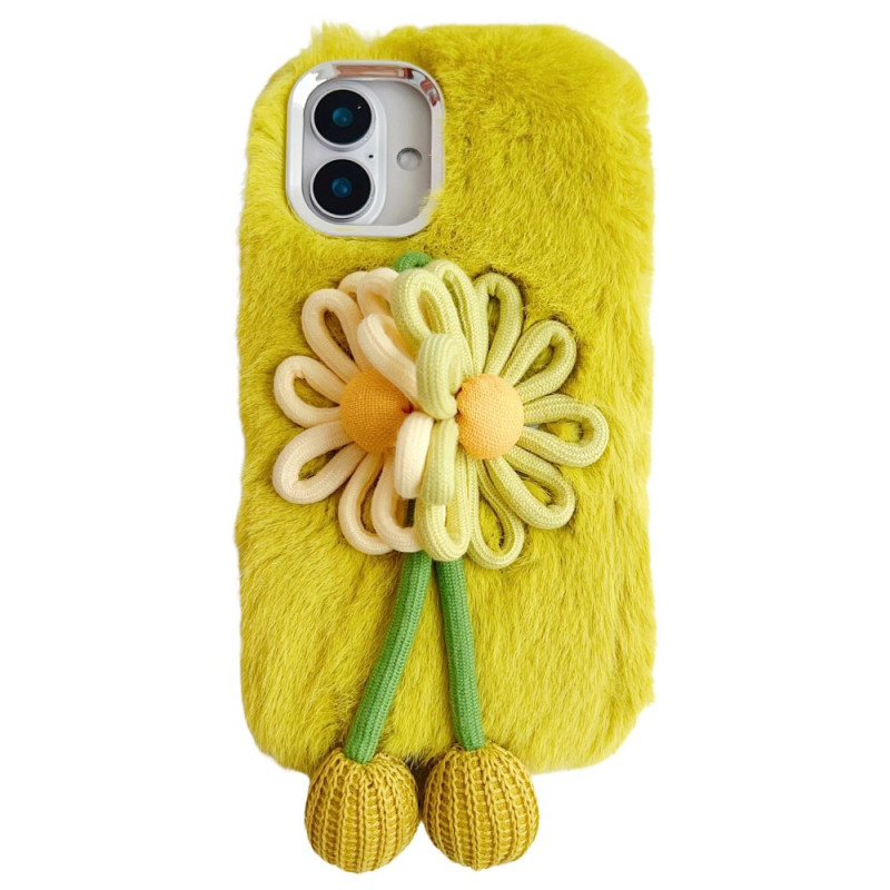 Coque iPhone 16 Peluche Décoration Florale