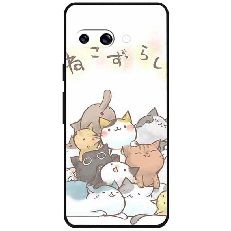 Coque Google Pixel 9A Tas de Chats