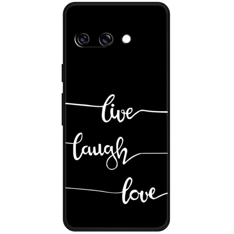 Coque Google Pixel 9A Live Laugh Love