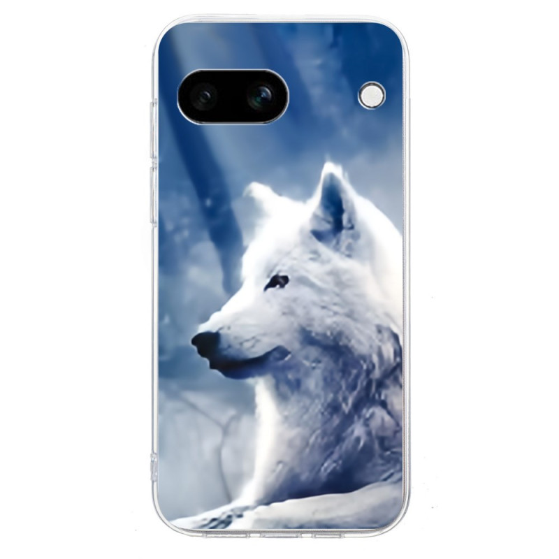 Coque Google Pixel 9A Loup Blanc