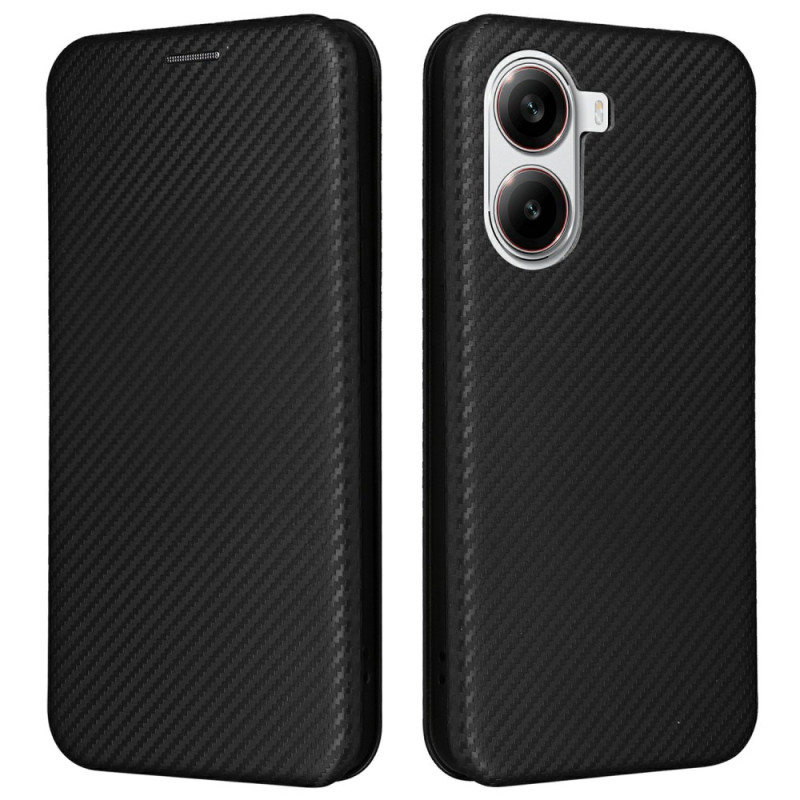 Flip Cover Poco X7 Pro 5G Fibre Carbone