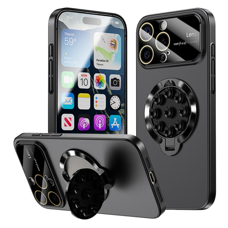 Coque iPhone 16 Pro Support à Ventouse et Compatible MagSafe