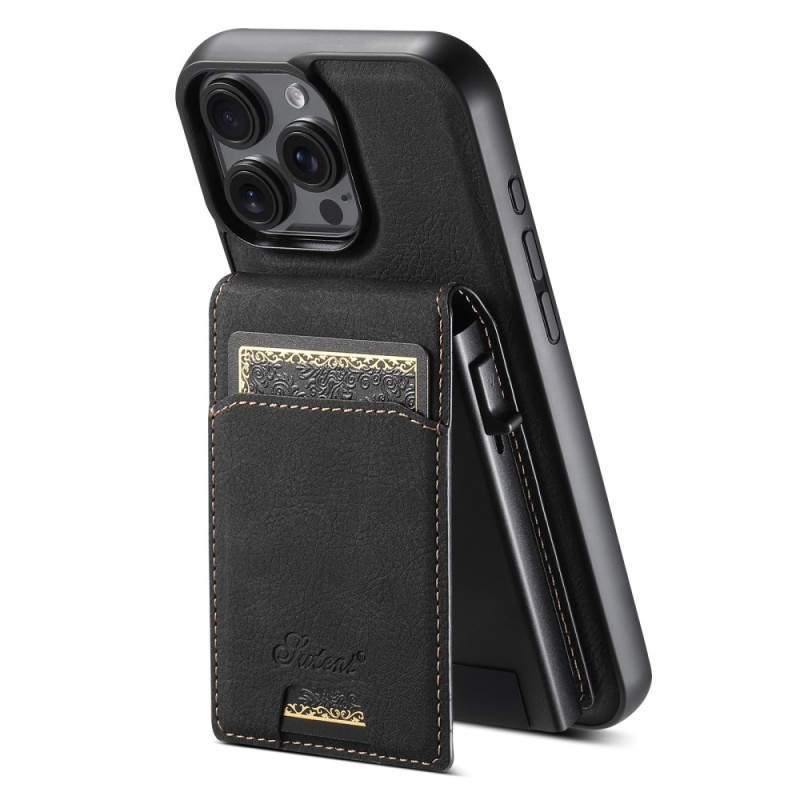 Coque iPhone 16 Pro Porte-Cartes Magnétique Détachable SUTENI