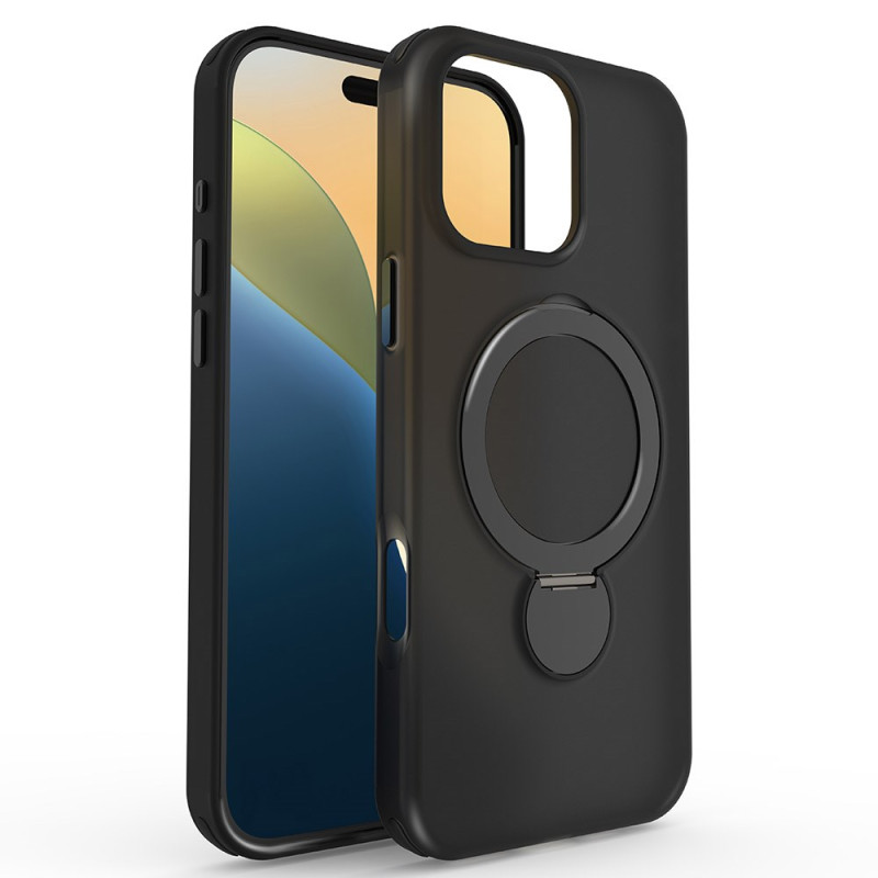 Coque iPhone 16 Pro Magnétique avec Béquille Rotative à 360°