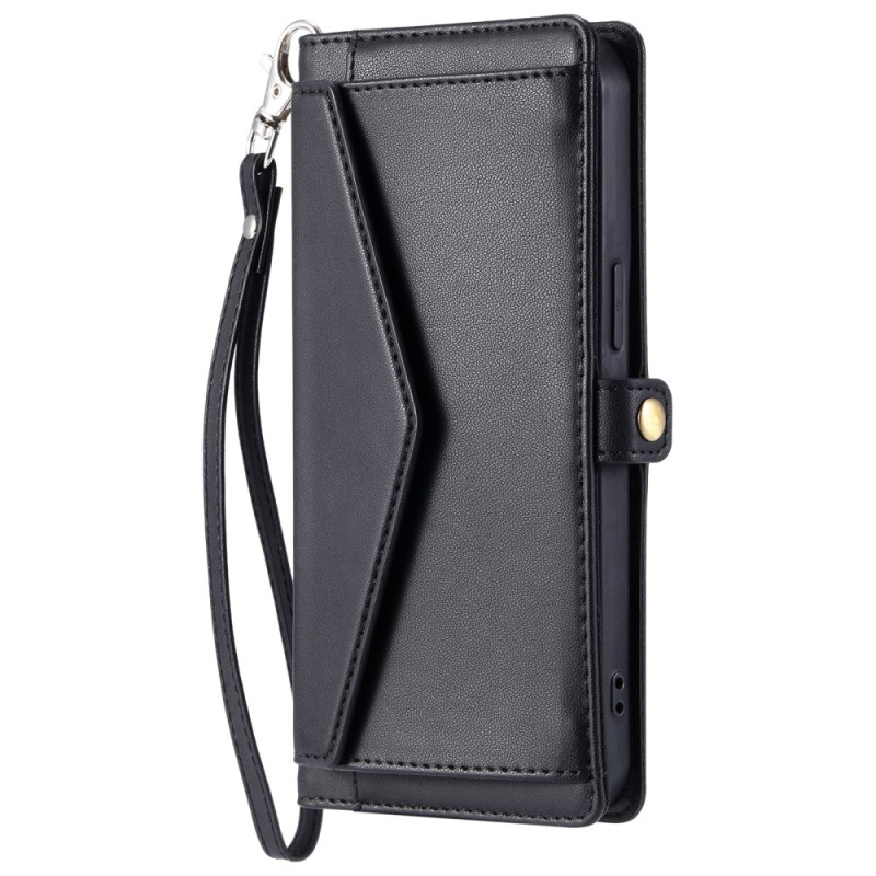 Housse Moto G85 5G Pochette avec Lanière et Bandoulière