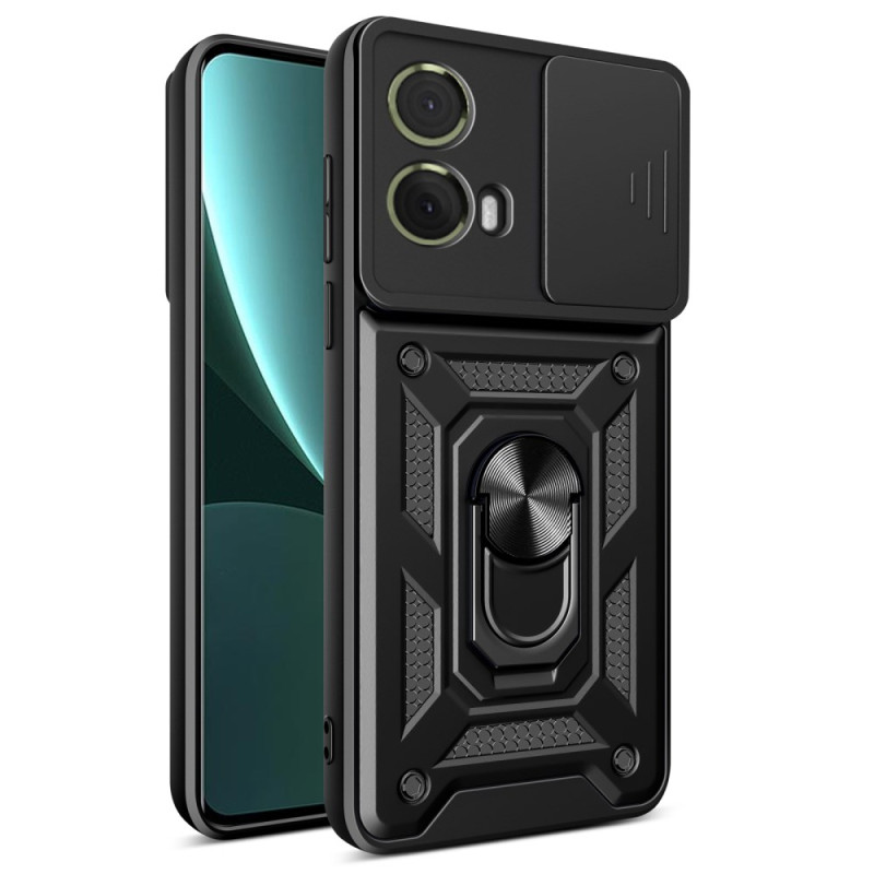 Coque Moto G85 5G Ultra Résistante avec Protection Coulissante pour Caméra