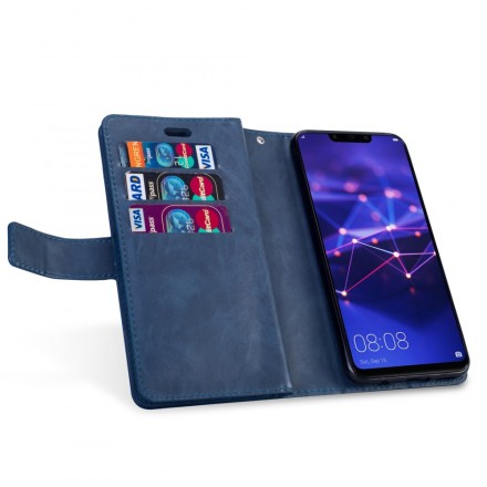 Housse Huawei Mate 20 Lite Porte-monnaie avec Lanière