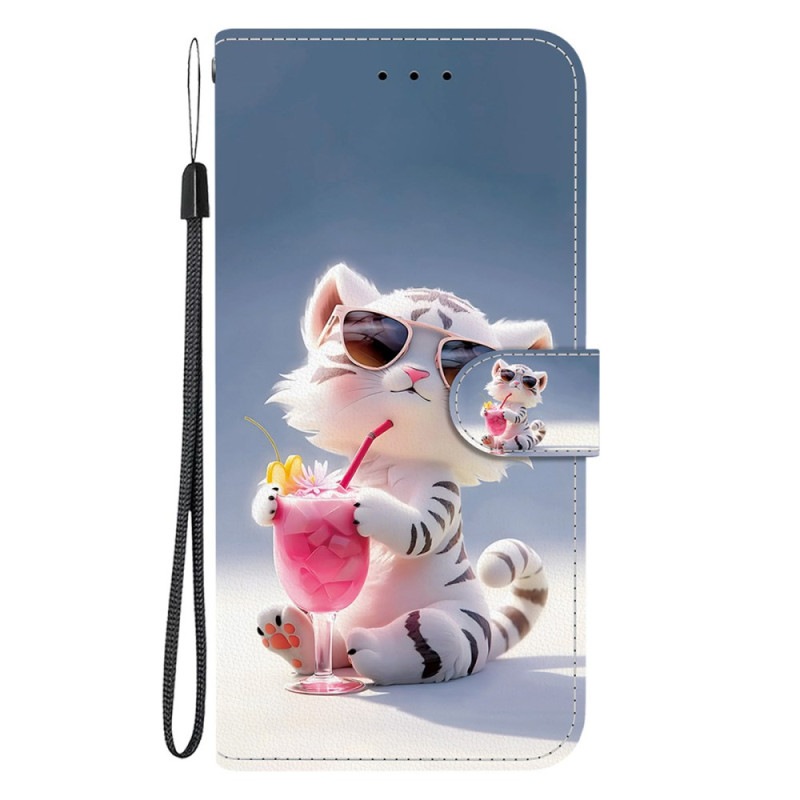 Housse Moto G55 5G Tigre Cartoon